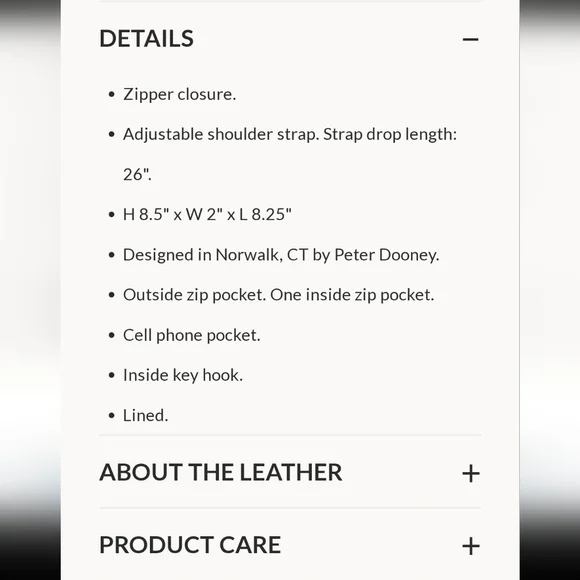 Dooney & Bourke Black Crossbody Bag with Tan Accents - Picture 14 of 14